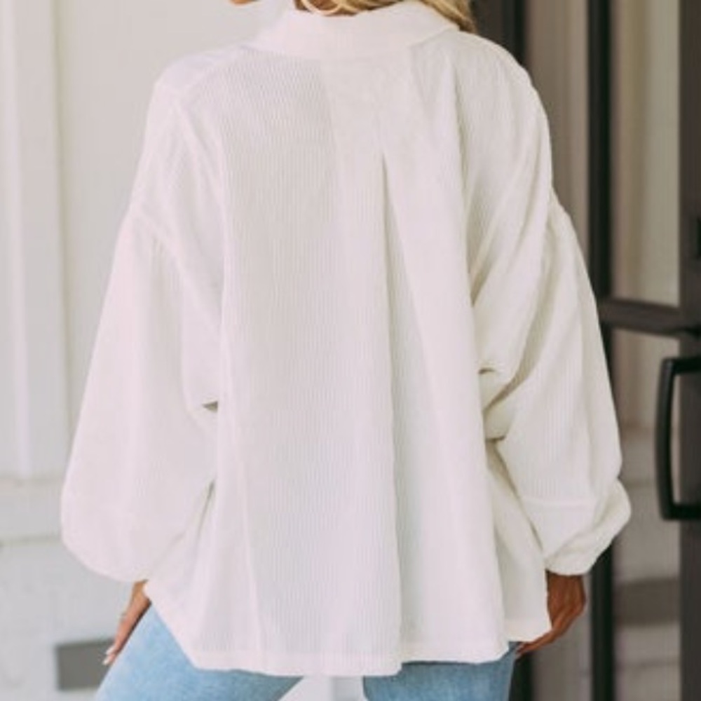 Ivory Shacket - Picture 3 of 3